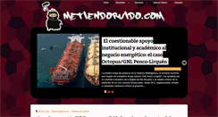 Desktop Screenshot of metiendoruido.com