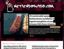 Tablet Screenshot of metiendoruido.com